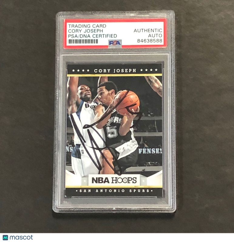2012-13 NBA Hoops #248 Cory Joseph Signed Card AUTO PSA Slabbed Spurs