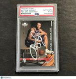 2005-06 Upper Deck #214 Antoine Wright Signed Card AUTO PSA Slabbed RC Nets