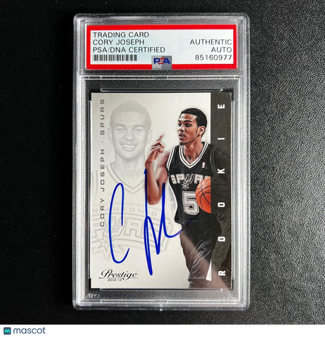 2012-13 Panini Prestige #200 Cory Joseph Signed Card Auto PSA Slabbed Spurs