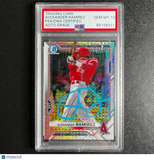2021 Bowman Chrome #BCP-145 Alexander Ramirez Signed Card Auto 10