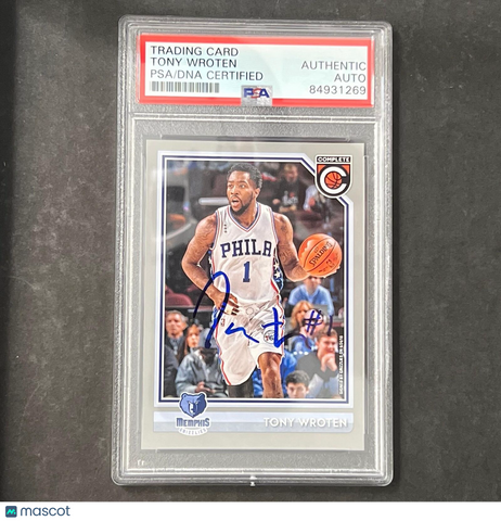 2016-17 Panini Complete #91 Tony Wroten Signed Card AUTO 10 PSA Slabbed Grizzlie