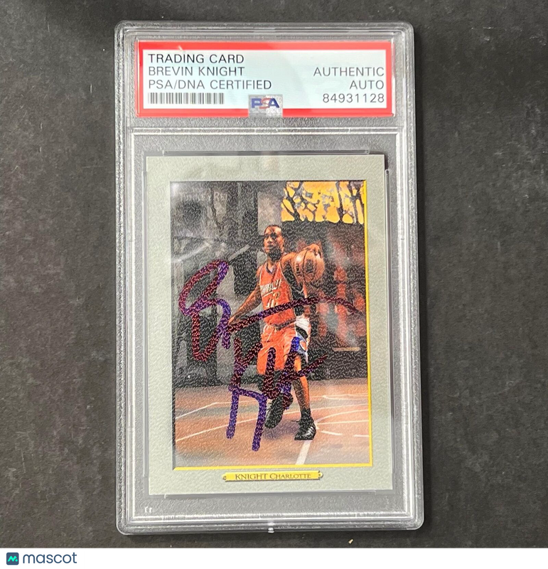 2006-07 Topps Turkey Red #155 Brevin Knight Signed Card AUTO PSA Slabbed Bobcats