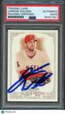 2012 Topps Allen & Ginter #48 Jordan Walden Signed Card PSA Slabbed Auto Angels