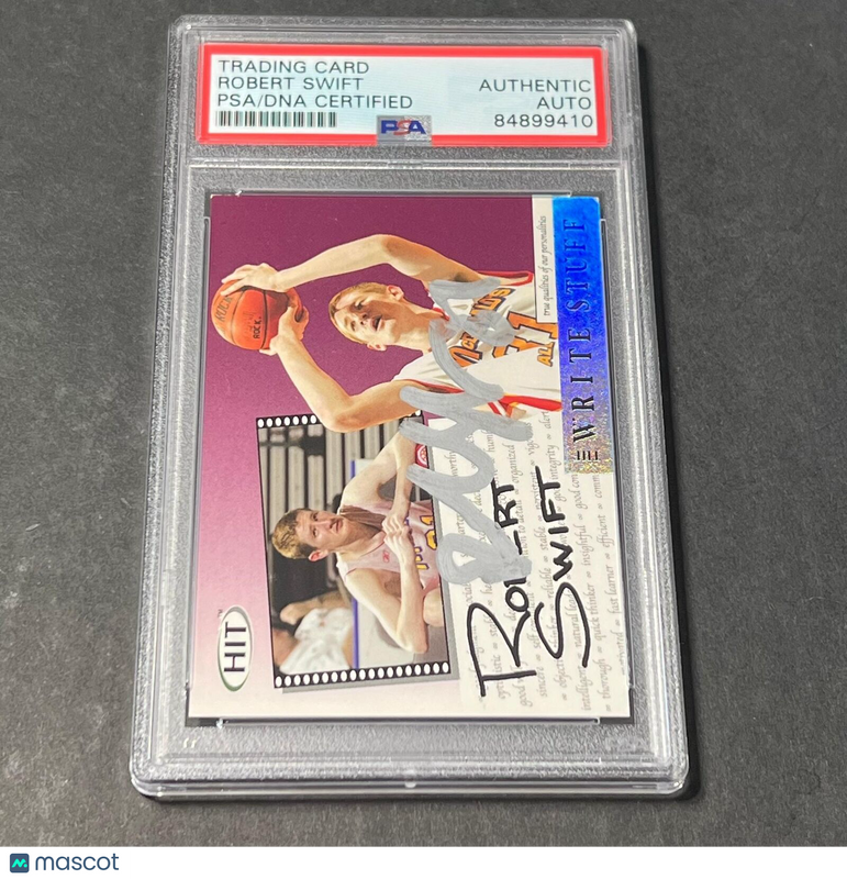 2004 Sage #12 Robert Swift Signed Card AUTO PSA Slabbed Bakersfield