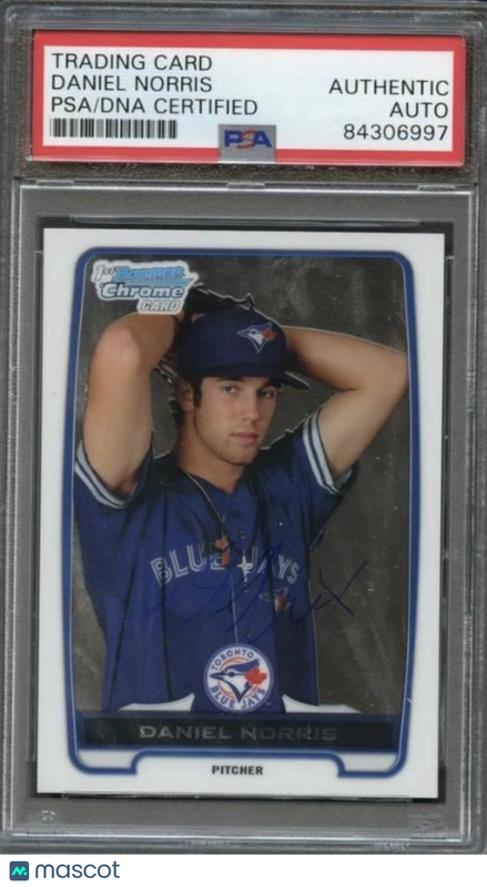 2012 Bowman Chrome #BCP110 Daniel Norris Signed Card PSA Slabbed Auto