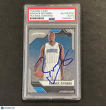 2016-17 Panini Prizm #145 Bismack Biyombo Signed Card AUTO PSA Slabbed Magic