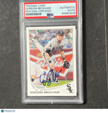 2013 Topps #28 Gordon Beckham Signed Card PSA Slabbed AUTO White Sox