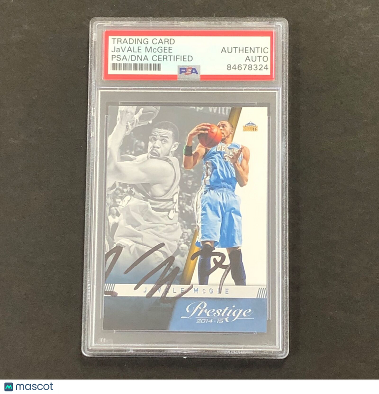 2014-15 Panini Prestige #62 JaVale McGee Signed PSA Slabbed Nuggets