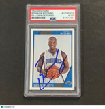 2016-17 NBA Hoops #114 Bismack Biyombo Signed Card AUTO PSA Slabbed Magic