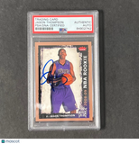 2008-09 FLEER #212 Jason Thompson Signed Card AUTO 10 PSA Slabbed RC Kings