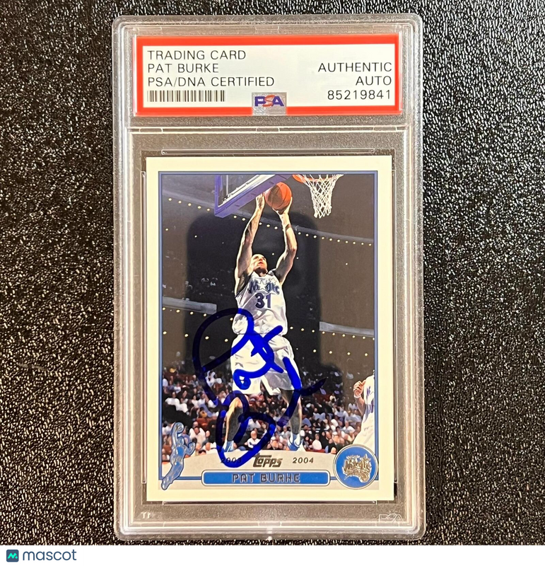 2000 Topps #136 Pat Burke Signed Card AUTO PSA Slabbed Magic
