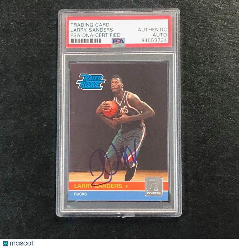 2010-11 Donruss RATED ROOKIE #242 Larry Sanders Signed Card AUTO PSA/DNA Slabbed