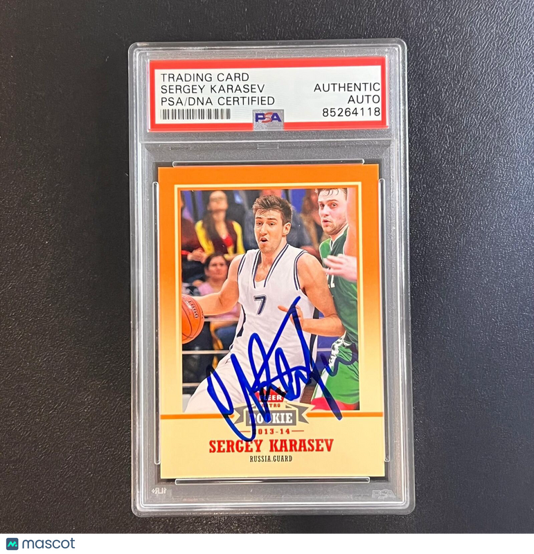 2013-14 Fleer Retro #59 Sergey Karasev Signed RC Rookie Card AUTO PSA Slabbed Ru