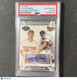 2007 Topps #117 Glen Perkins Signed Card PSA Slabbed Auto Twins RC