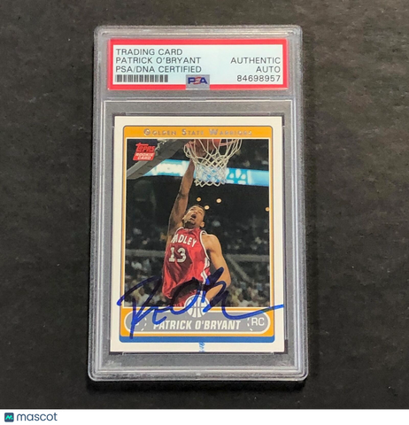 2006 Topps #232 Patrick O'Bryant Signed Card AUTO PSA Slabbed Warriors