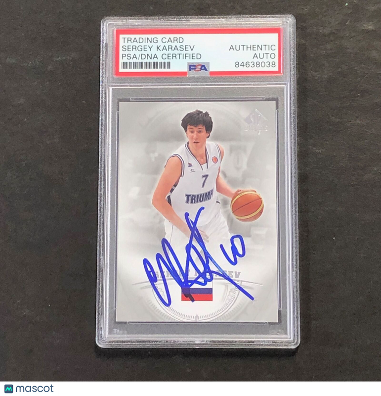 2013-14 Upper Deck #22 Sergey Karasev Signed Card AUTO PSA Slabbed