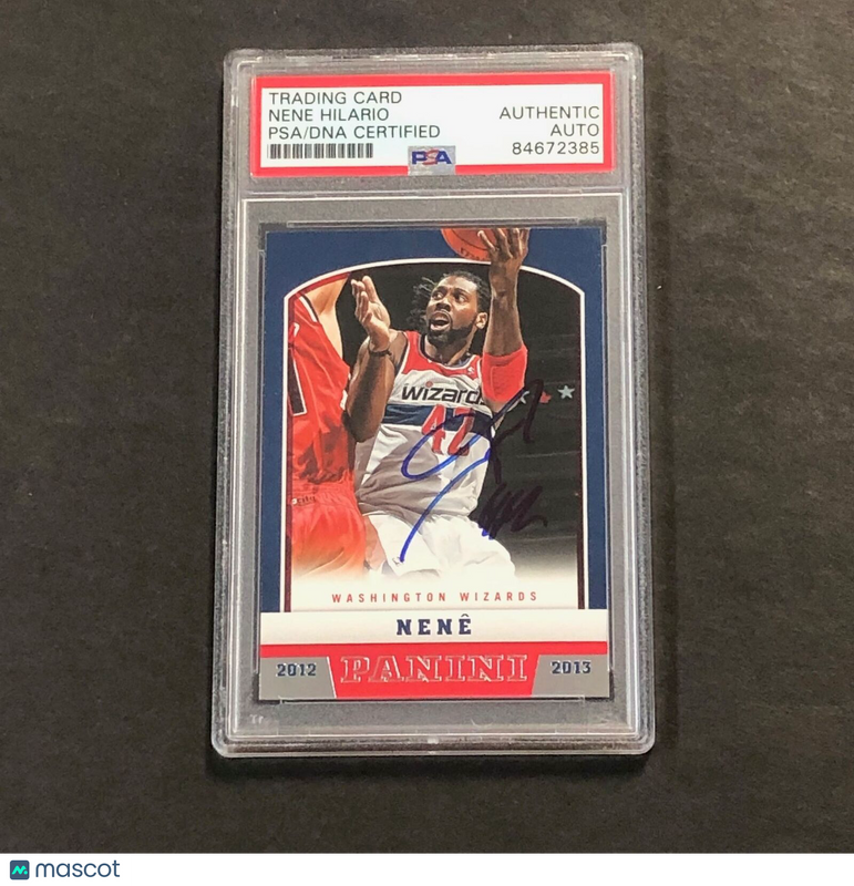 2012-13 Panini Basketball #126 Nene Signed AUTO PSA Slabbed Wizards