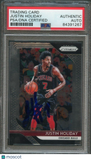 2018-19 Panini Prizm #150 Justin Holiday Signed Card AUTO PSA Slabbed Bulls