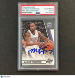 2010-11 Panini Season Update #186 Marcus Thornton Signed Card AUTO PSA Slabbed K