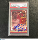 2013-14 NBA Hoops Dreams #16 Dion Waiters Signed Card AUTO PSA Slabbed Cavaliers