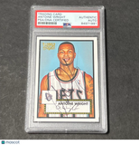 2006 Topps NBA Properties #142 Antoine Wright Signed Card AUTO PSA Slabbed Nets