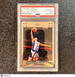 2007-08 Topps Chrome #142 DJ Strawberry Signed Card AUTO PSA Slabbed Suns