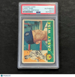 1960 Topps #342 Casey Wise Signed Card PSA Slabbed Auto Tigers