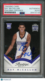 2013-14 Panini Prestige #193 Ray McCallum Signed Card PSA Slabbed RC Kings