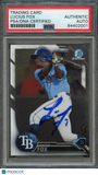 2016 Bowman Draft Chrome #BDC-200 Lucius Fox Signed Card PSA Slabbed Auto Rays