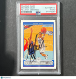 2006-07 Topps #131 Mehmet Okur Signed Card Auto PSA Slabbed Jazz