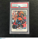 2006-07 Fleer #112 Ricky Davis Signed Card Auto PSA Slabbed Timberwolves