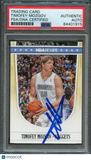 2011-12 NBA Hoops #53 Timofey Mozgov Signed AUTO PSA Slabbed Nuggets
