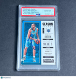 2017-18 Panini Contenders #97 Nicolas Batum Signed Card AUTO Grade 10 PSA Slabbe