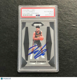 2017-18 Panini Prizm #107 TYLER DORSEY Signed Card AUTO PSA Slabbed RC Hawks