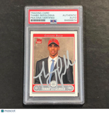 2006-07 Topps Basketball #257 Thabo Sefolosha Signed Card Auto PSA/DNA Slabbed R