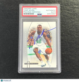 2006-07 Fleer Hot Prospects #3 Tony Allen Signed Card AUTO PSA Slabbed Celtics