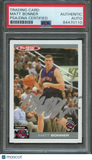 2009 TOPPS TOTAL #207 MATT BONNER Signed Card AUTO PSA Slabbed