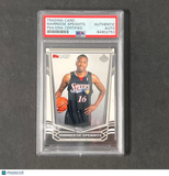 2008-09 Topps Tipoff #126 MARREESE SPEIGHTS Signed Card AUTO PSA Slabbed RC 76er