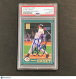2001 Topps #570 Sean Casey Signed Card PSA Slabbed Auto Reds
