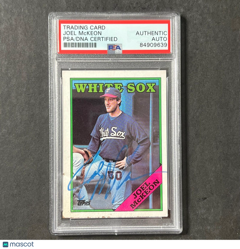 1988 Topps #409 Joel McKeon Signed Card PSA/DNA Auto White Sox