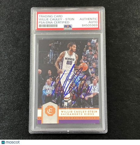 2016-17 Panini Excalibur #154 Willie Cauley-Stein Signed Card AUTO PSA Slabbed K