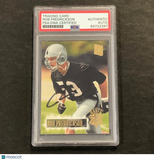 1994 Topps Stadium Club #21 Rob Fredrickson AUTO card PSA Raiders Signed