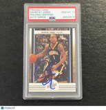 2009-10 Panini Season Update #97 Dahntay Jones Signed Card AUTO 10 PSA Slabbed P
