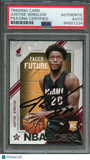 2015-16 NBA Hoops Faces of the Future #12 Justise Winslow Signed Card AUTO PSA/D