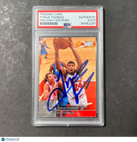 2009-10 Upper Deck Basketball #26 Tyrus Thomas Signed Card AUTO PSA Slabbed Bull