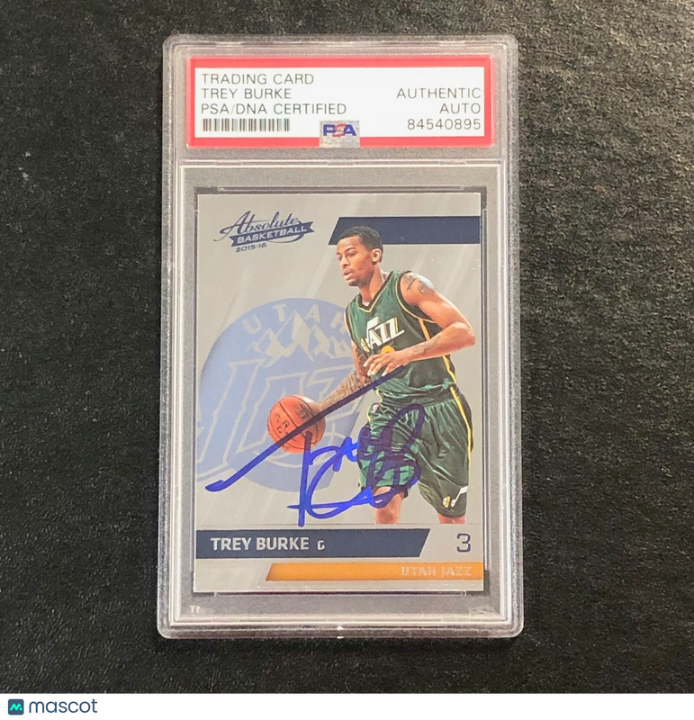 2015-16 Absolute Memorabilia #51 Trey Burke Signed Card AUTO PSA Slabbed Jazz