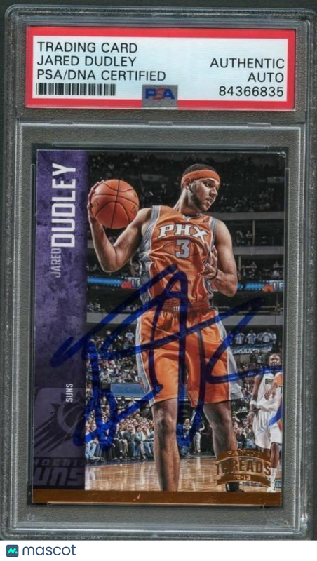 2012-13 Panini Threads #118 Jared Dudley Signed Card PSA Slabbed Suns