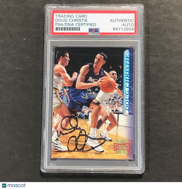 1996-97 Topps Stadium Club #169 DOUG CHRISTIE Signed Card AUTO PSA/DNA Slabbed R
