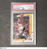 2001-02 Upper Deck #127 Eric Snow Signed Card Auto PSA Slabbed 76ers