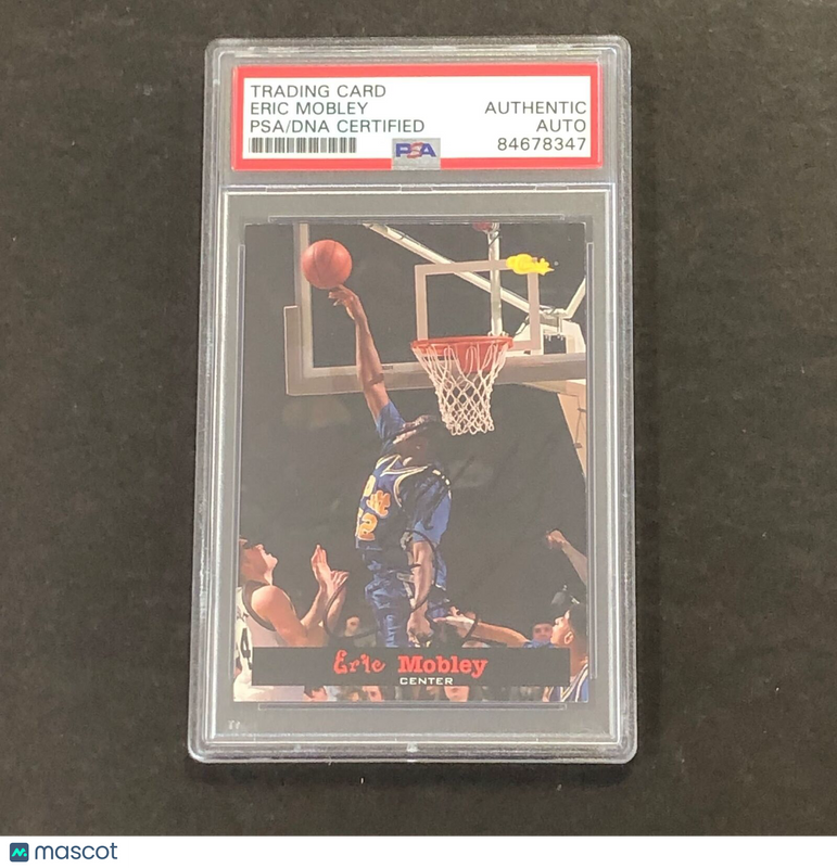 1994 Classic Draft #95 Eric Mobley signed Card PSA/DNA Slabbed Pitt